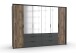 Kleiderschrank >Winnipeg< (B/H/T: 300x216x58 cm) in Graphit - 300x216x58 (BxHxT)