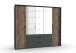 Kleiderschrank >Winnipeg< (B/H/T: 254x220x3 cm) in Graphit - 254x220x3cm (BxHxT)