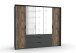 Kleiderschrank >Winnipeg< (B/H/T: 254x220x3 cm) in Graphit - 254x220x3cm (BxHxT)