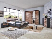 Kleiderschrank >Winnipeg< (B/H/T: 250x218x65 cm) in Graphit - 250x218x65 (BxHxT)