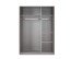 Kleiderschrank >Altona1< (B/H/T: 135x198x64 cm) in Graphit - 135x198x64 (BxHxT)