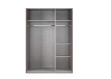 Kleiderschrank >Altona1< (B/H/T: 135x198x64 cm) in Artisan-Eiche-Nachbildung
