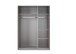 Kleiderschrank >Altona1< (B/H/T: 135x198x64 cm) in Weiß - 135x198x64cm (BxHxT)