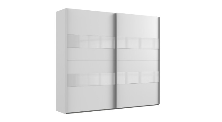 Kleiderschrank >Altona1< (B/H/T: 180x198x64 cm) in Weiß - 180x198x64cm (BxHxT)