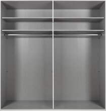 Kleiderschrank >Altona1< (B/H/T: 180x198x64 cm) in Weiß - 180x198x64cm (BxHxT)