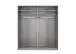 Kleiderschrank >Altona2< (B/H/T: 225x210x65 cm) in Graphit - 225x210x65 (BxHxT)