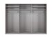 Kleiderschrank >Altona2< (B/H/T: 270x236x65 cm) in Artisan-Eiche-Nachbildung