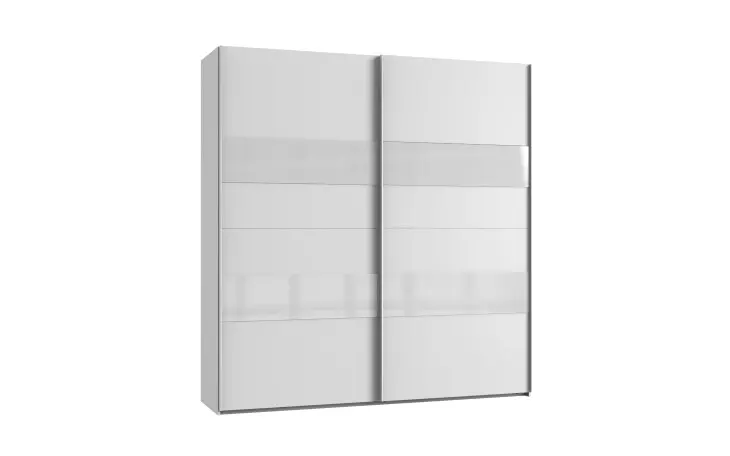 Kleiderschrank >Altona2< (B/H/T: 225x236x65 cm) in Weiß - 225x236x65cm (BxHxT)
