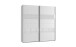 Kleiderschrank >Altona2< (B/H/T: 225x236x65 cm) in Weiß - 225x236x65cm (BxHxT)