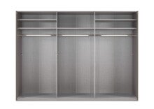 Kleiderschrank >Altona2< (B/H/T: 270x236x65 cm) in Weiß - 270x236x65cm (BxHxT)