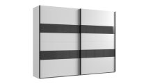Kleiderschrank >Altona2< (B/H/T: 270x210x65 cm) in Weiß - 270x210x65cm (BxHxT)