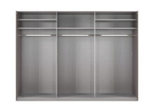 Kleiderschrank >Altona2< (B/H/T: 270x210x65 cm) in Weiß - 270x210x65cm (BxHxT)