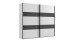 Kleiderschrank >Altona2< (B/H/T: 270x236x65 cm) in Weiß - 270x236x65cm (BxHxT)