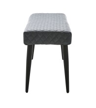 Sitzbank >OTTOWA< (B/H/T: 160x46x34 cm) in Grau aus...