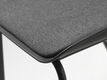 Stuhl >TOPLEY< (2er Set) (B/H/T: 56x83x59 cm) in schwarz - 56x83x59 (BxHxT)