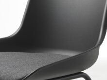 Stuhl >TOPLEY< (2er Set) (B/H/T: 56x83x59 cm) in schwarz - 56x83x59 (BxHxT)