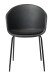 Stuhl >TOPLEY< (2er Set) (B/H/T: 56x83x59 cm) in schwarz - 56x83x59 (BxHxT)