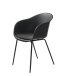 Stuhl >TOPLEY< (2er Set) (B/H/T: 56x83x59 cm) in schwarz - 56x83x59 (BxHxT)