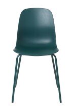 Stuhl >WHITBY< 4er Set) (B/H/T: 48x84x50 cm) in Petrol aus Petrol - 48x84x50cm (BxHxT)