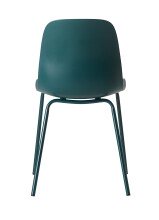 Stuhl >WHITBY< 4er Set) (B/H/T: 48x84x50 cm) in Petrol aus Petrol - 48x84x50cm (BxHxT)