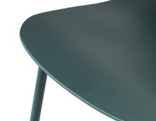 Stuhl >WHITBY< 4er Set) (B/H/T: 48x84x50 cm) in Petrol aus Petrol - 48x84x50cm (BxHxT)
