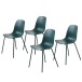 Stuhl >WHITBY< 4er Set) (B/H/T: 48x84x50 cm) in Petrol aus Petrol - 48x84x50cm (BxHxT)