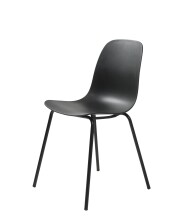 Stuhl >WHITBY< (4er Set) (B/H/T: 48x84x50 cm) in Schwarz aus Schwarz - 48x84x50cm (BxHxT)