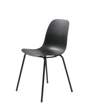 Stuhl >WHITBY< (4er Set) (B/H/T: 48x84x50 cm) in Schwarz aus Schwarz - 48x84x50cm (BxHxT)