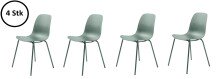 Stuhl >WHITBY< (4er Set) (B/H/T: 48x84x50 cm) in Grün aus Grün - 48x84x50cm (BxHxT)