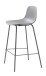 Barhocker >WHITBY< (2er Set) (B/H/T: 47x93x48 cm) in Grau aus Grau - 47x93x48cm (BxHxT)
