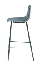 Barhocker >WHITBY< (2er Set) (B/H/T: 47x93x48 cm) in Petrol aus Petrol - 47x93x48 (BxHxT)
