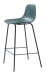 Barhocker >WHITBY< (2er Set) (B/H/T: 47x93x48 cm) in Petrol aus Petrol - 47x93x48 (BxHxT)