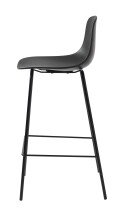 Barhocker >WHITBY< (2er Set) (B/H/T: 47x93x48 cm) in Schwarz - 47x93x48 (BxHxT)