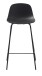 Barhocker >WHITBY< (2er Set) (B/H/T: 47x93x48 cm) in Schwarz - 47x93x48 (BxHxT)