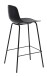 Barhocker >WHITBY< (2er Set) (B/H/T: 47x93x48 cm) in Schwarz - 47x93x48 (BxHxT)