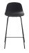 Barhocker >WHITBY< (2er Set) (B/H/T: 47x93x48 cm) in Schwarz - 47x93x48 (BxHxT)