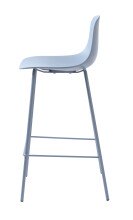 Barhocker >WHITBY< (2er Set) (B/H/T: 47x93x48 cm) in Blau aus Blau - 47x93x48cm (BxHxT)