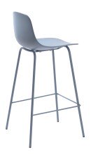 Barhocker >WHITBY< (2er Set) (B/H/T: 47x93x48 cm) in Blau aus Blau - 47x93x48cm (BxHxT)