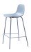 Barhocker >WHITBY< (2er Set) (B/H/T: 47x93x48 cm) in Blau aus Blau - 47x93x48cm (BxHxT)
