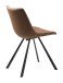 Stuhl >YUKON< (2er Set) (B/H/T: 47x79x54 cm) in Braun aus Braun - 47x79x54cm (BxHxT)