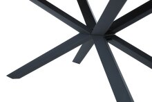 Esstisch >ARNO< (B/H/T: 160x75x90 cm) Wildeiche Furniert SMOKED