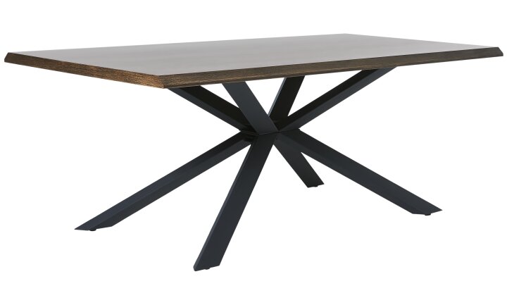 Esstisch >ARNO< (B/H/T: 200x75x100 cm) Wildeiche Furniert SMOKED