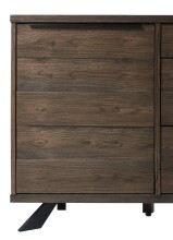 Sideboard >ARNO< (B/H/T: 170x85x45 cm) Wildeiche Furniert SMOKED