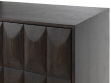 Sideboard >LATINA< (B/H/T: 160x79x45 cm) in dunkelbraun - 160x79x45 (BxHxT)