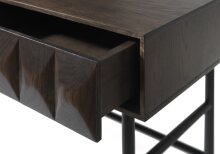 Sideboard >LATINA< (B/H/T: 160x79x45 cm) in dunkelbraun - 160x79x45 (BxHxT)