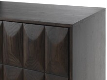 Sideboard >LATINA< (B/H/T: 160x79x45 cm) in dunkelbraun - 160x79x45 (BxHxT)