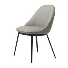 Stuhl >GAIN< (B/H/T: 51x82x60 cm) in Taupe -...