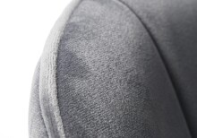 Stuhl >HUDSON< (2er Set) (B/H/T: 57x93x61 cm) in Grau aus Metall,Stoff - 57x93x61 (BxHxT)