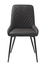 Stuhl >MILTON< (2er Set) (B/H/T: 50x85x58 cm) in Dunkelbraun - 50x85x58 (BxHxT)