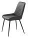 Stuhl >MILTON< (2er Set) (B/H/T: 50x85x58 cm) in Dunkelbraun - 50x85x58 (BxHxT)